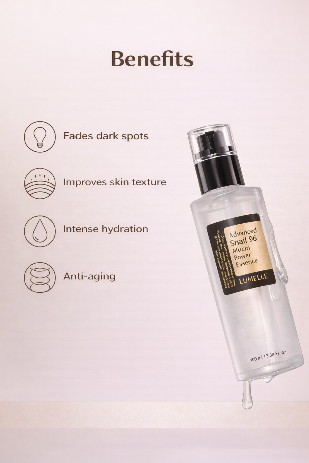 Lumelle™ Snail 96 Snail Mucin